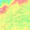 Mapa topográfico Forquilha, altitud, relieve