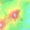 Mapa topográfico Mt. Kan-irag (Sirao Peak), altitud, relieve