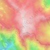 Mapa topográfico Cima Palon, altitud, relieve