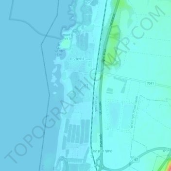 Mapa topográfico Dor, altitud, relieve