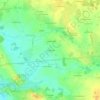 Mapa topográfico La Fradinière, altitud, relieve