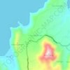 Mapa topográfico Lintong Nihuta, altitud, relieve