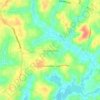 Mapa topográfico Nedumpana, altitud, relieve