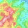 Mapa topográfico Gomesende, altitud, relieve