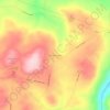 Mapa topográfico Cranes Corners, altitud, relieve
