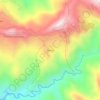 Mapa topográfico Otongo, altitud, relieve