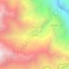 Mapa topográfico Soccoro, altitud, relieve