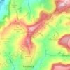 Mapa topográfico Paradise, altitud, relieve