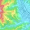 Mapa topográfico Follo Alto, altitud, relieve