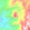 Mapa topográfico Mount Alpha, altitud, relieve