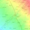 Mapa topográfico Mahilpur, altitud, relieve