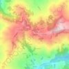 Mapa topográfico Ca' del Re, altitud, relieve
