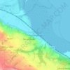 Mapa topográfico Ffynnongroyw, altitud, relieve