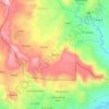 Mapa topográfico Borma, altitud, relieve