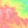 Mapa topográfico Udgir, altitud, relieve