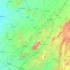 Mapa topográfico Sirohi, altitud, relieve