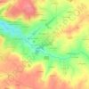 Mapa topográfico Chez Le Rouge, altitud, relieve