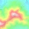 Mapa topográfico Masons Knob, altitud, relieve