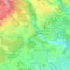Mapa topográfico Peppard Common, altitud, relieve