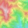 Mapa topográfico Le Masmin, altitud, relieve