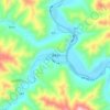 Mapa topográfico 浪多乡, altitud, relieve