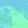 Mapa topográfico Bokeelia, altitud, relieve
