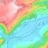 Mapa topográfico Boveresse, altitud, relieve