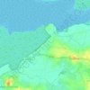 Mapa topográfico Bas Courtils, altitud, relieve