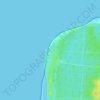 Mapa topográfico Pointe Espagnole, altitud, relieve