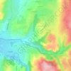 Mapa topográfico Carry, altitud, relieve