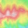 Mapa topográfico L'Estanyol, altitud, relieve