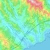Mapa topográfico Caramagnetta, altitud, relieve