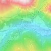 Mapa topográfico Isolaccia, altitud, relieve