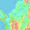 Mapa topográfico Córdoba, altitud, relieve