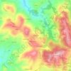 Mapa topográfico Roncroffio, altitud, relieve