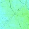Mapa topográfico Kumarapuram, altitud, relieve