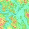 Mapa topográfico 兴坪镇, altitud, relieve