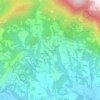 Mapa topográfico Tonus, altitud, relieve