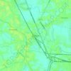Mapa topográfico Dankuni, altitud, relieve
