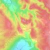 Mapa topográfico Derrière les Aires, altitud, relieve