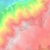 Mapa topográfico Cima Dodici (Ferozzo), altitud, relieve