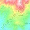 Mapa topográfico Larca pamba, altitud, relieve