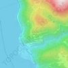 Mapa topográfico Campagnano, altitud, relieve