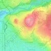 Mapa topográfico Sapin, altitud, relieve