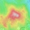 Mapa topográfico Doublehead Mountain, altitud, relieve