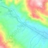 Mapa topográfico Yuracmayo, altitud, relieve