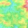 Mapa topográfico Holy Ghost Proper, altitud, relieve