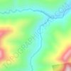 Mapa topográfico Bananeiras, altitud, relieve