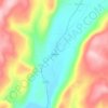 Mapa topográfico Marshalls, altitud, relieve
