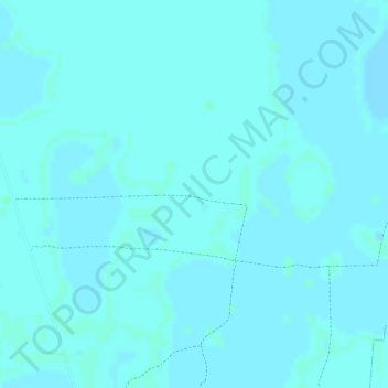 Mapa topográfico Chenkú, altitud, relieve